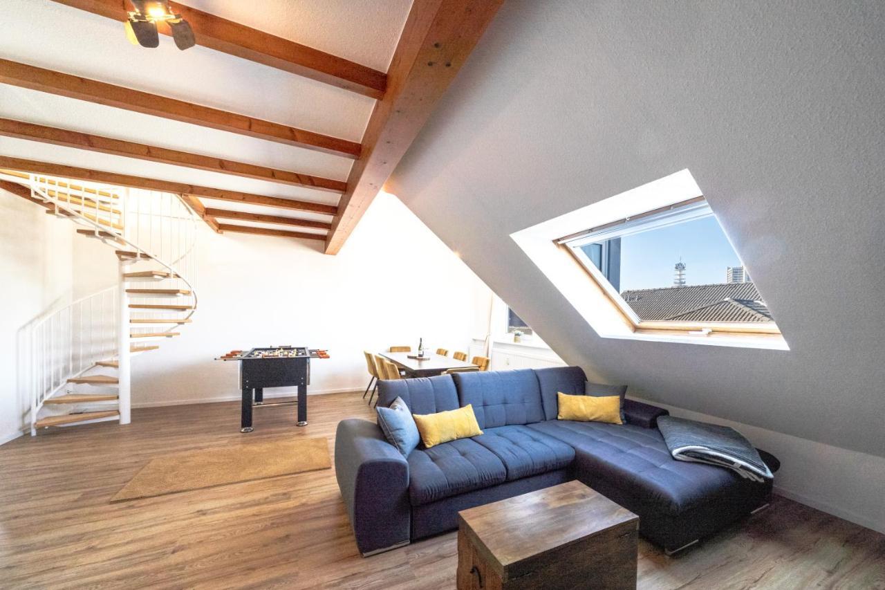 Stylisches Penthouse Zentral Tischfussball 100M2 Wii Hannover Eksteriør billede